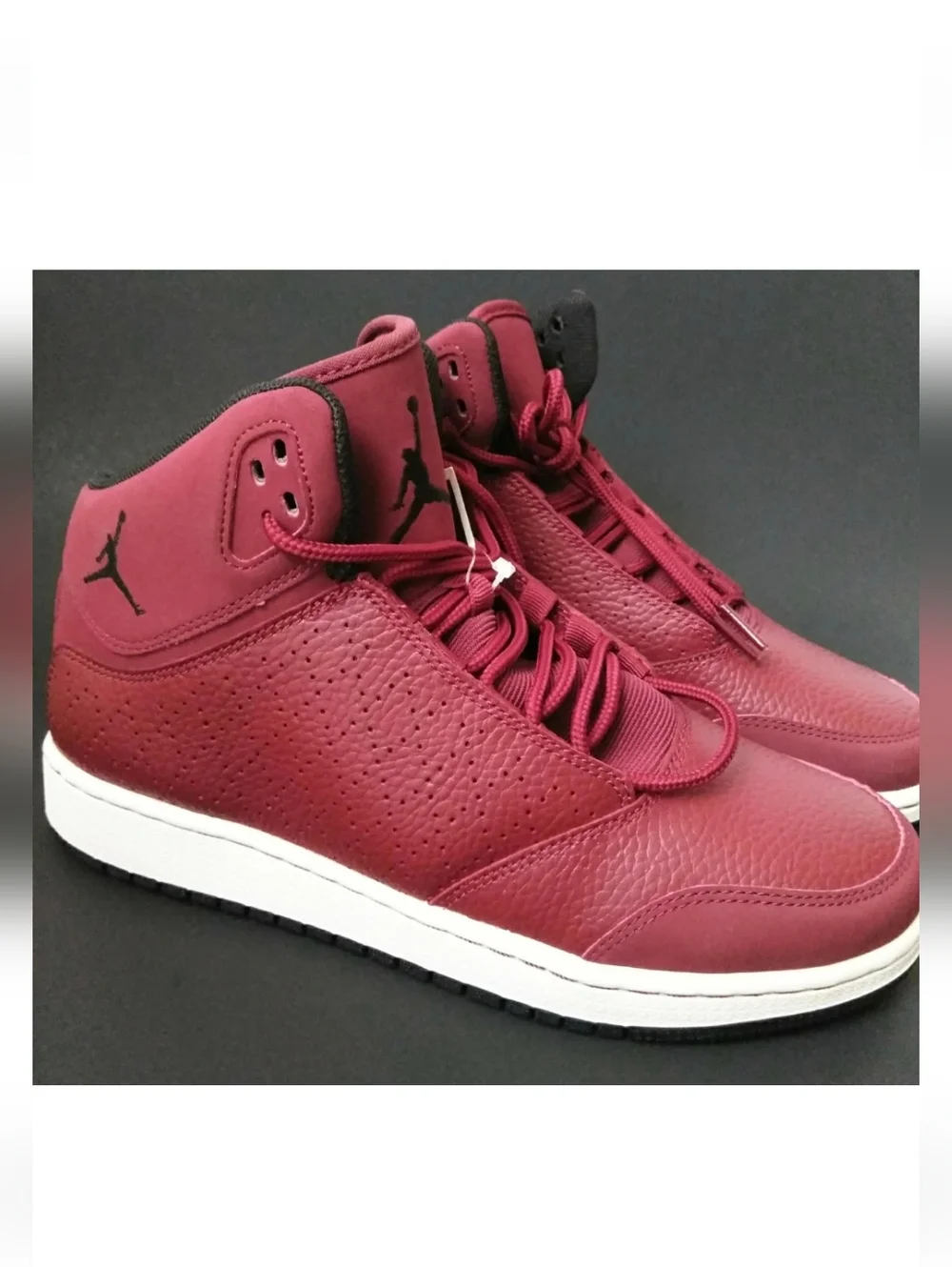 Jordan Retro Unique shoes girls  boys model Fligth  prem  Sz 6Y Burgundy…